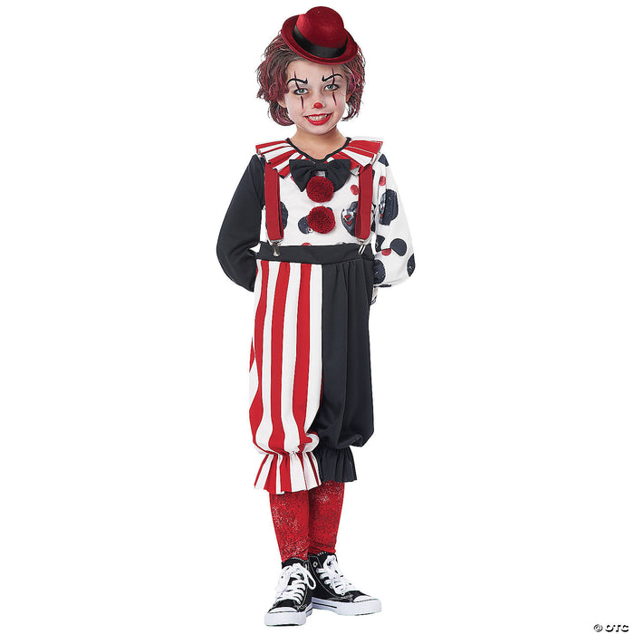 Toddler kreepy klown costume