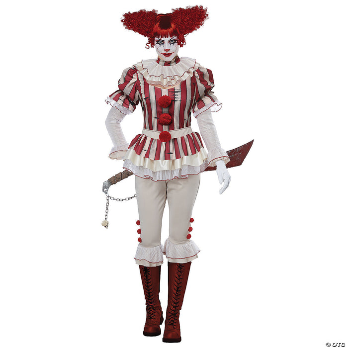 Adult sadistic clown costume