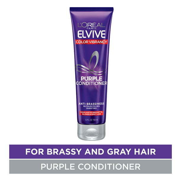 L'Oreal Elvive Color Vibrancy Purple Conditioner, 5.1 fl oz