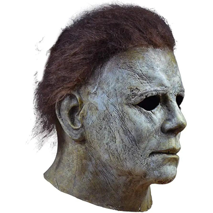 Halloween Myers Grey Face Mask Horror Mask Headgear