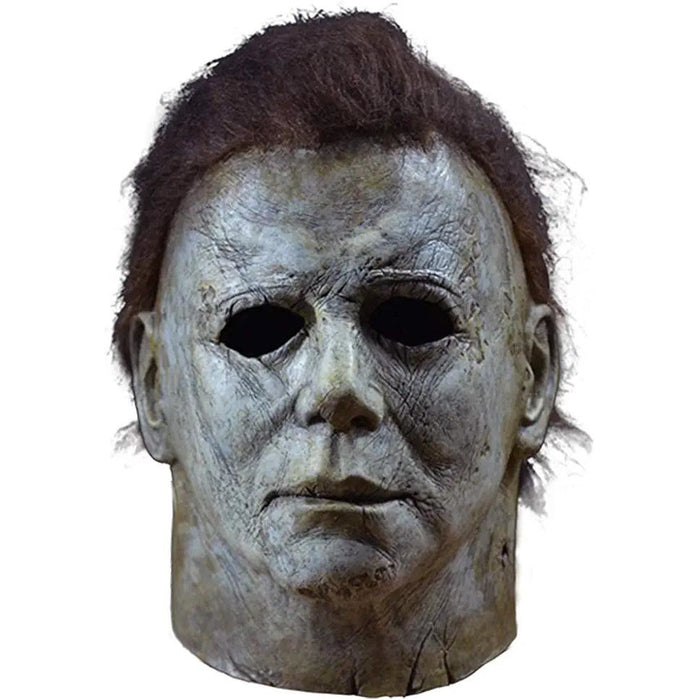Halloween Myers Grey Face Mask Horror Mask Headgear