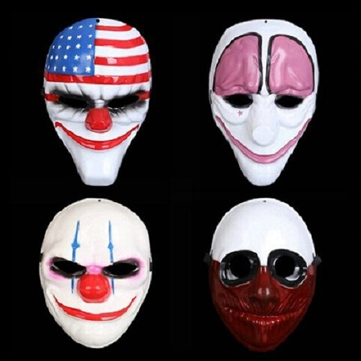 Halloween Clown Mask Costume Cosplay Props Adult Latex Clown Mask