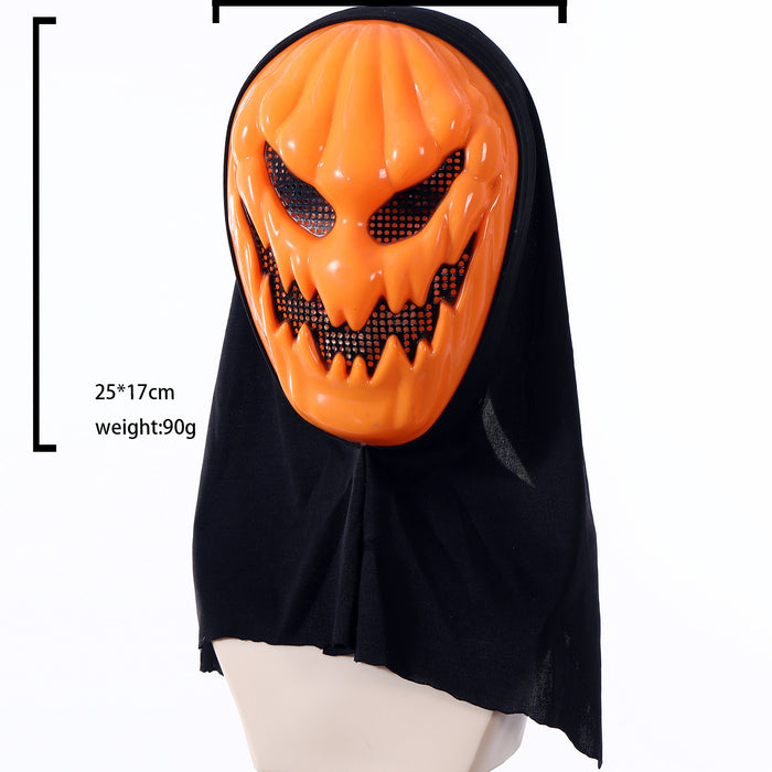 Halloween Party Pumpkin Horror Mask Plastic Three-dimensional Ghost Festival Simulation Head Suit Dress Up