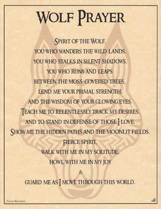 Wolf Prayer poster