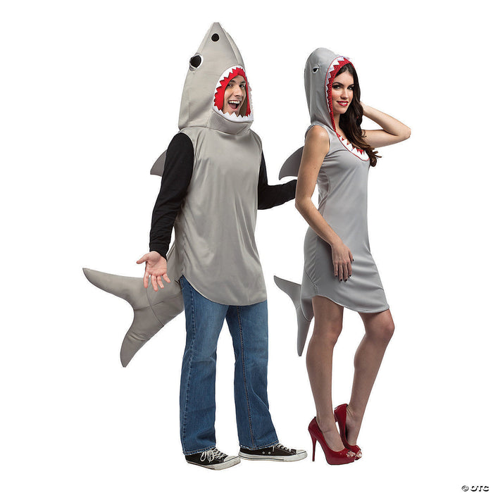 Shark couple costume