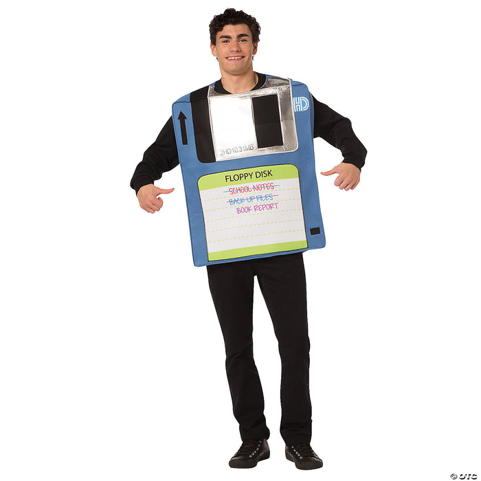 Adult floppy disk costume