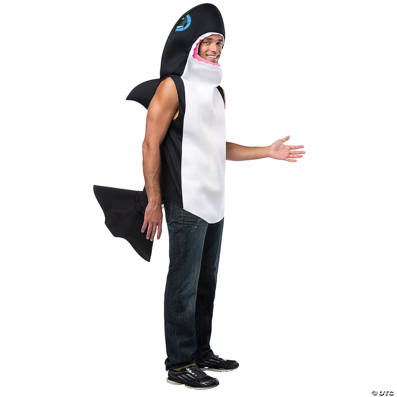 Adult killer whale costume