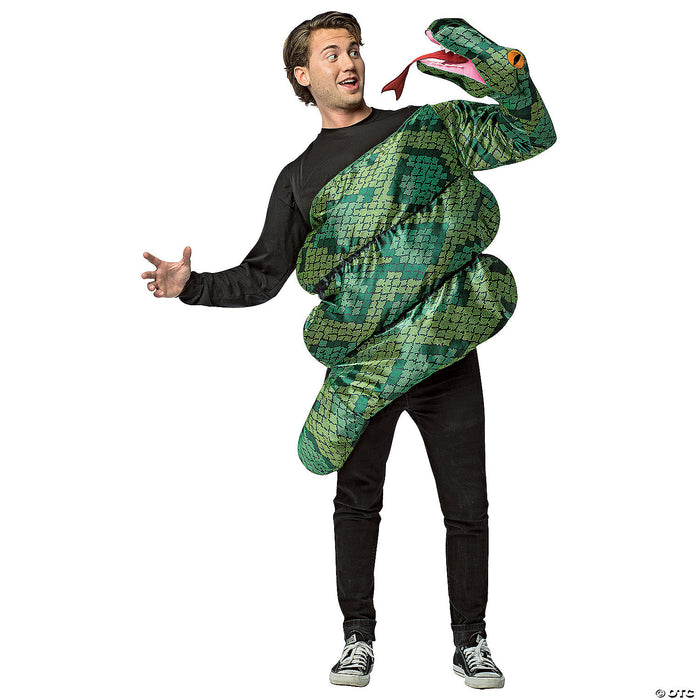 Adult anaconda snake costume