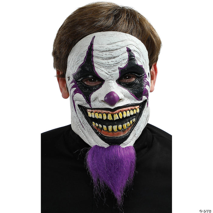 Adult bearded clown mask