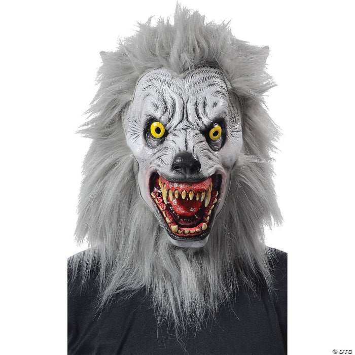 Albino werewolf mask