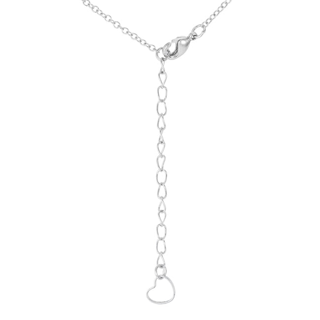 .22 Ct Interlocking Hearts Necklace with CZ
