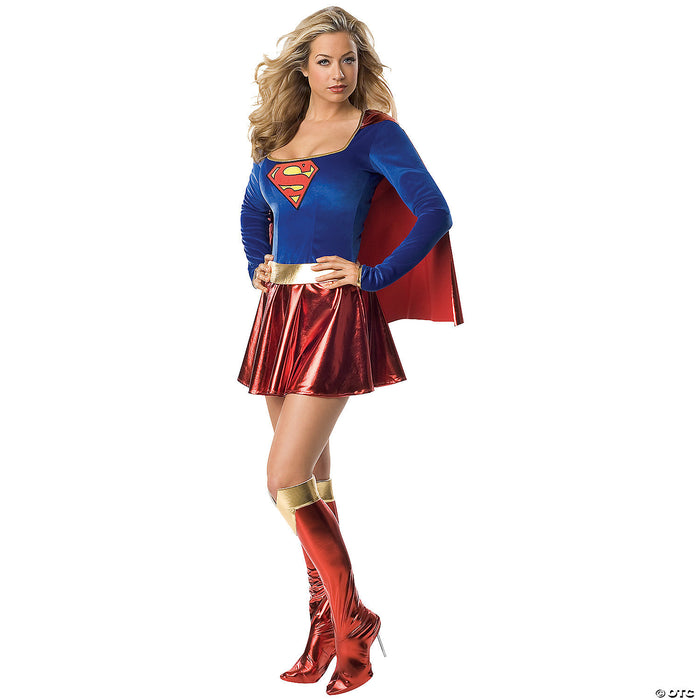 Women's supergirl costume ru888239