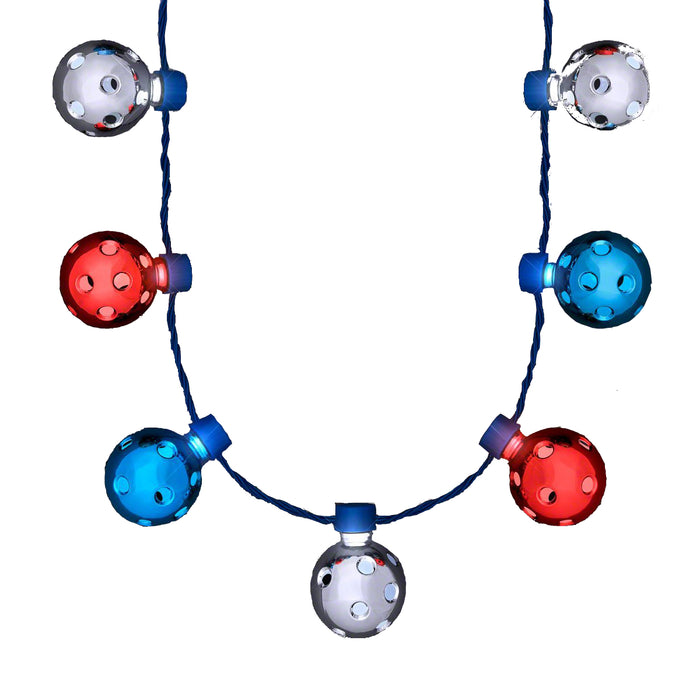 Independence Day Disco Fireworks Necklace