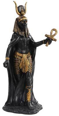Hathor statue 11"
