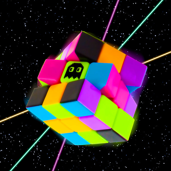 Stickerless Speed Cube 80s Mod